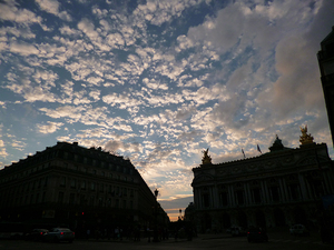 パリの夕焼け